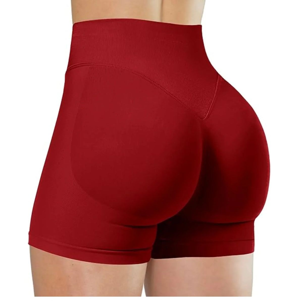 Shorts Feminino Yoga Fitness Cintura Alta Elástico