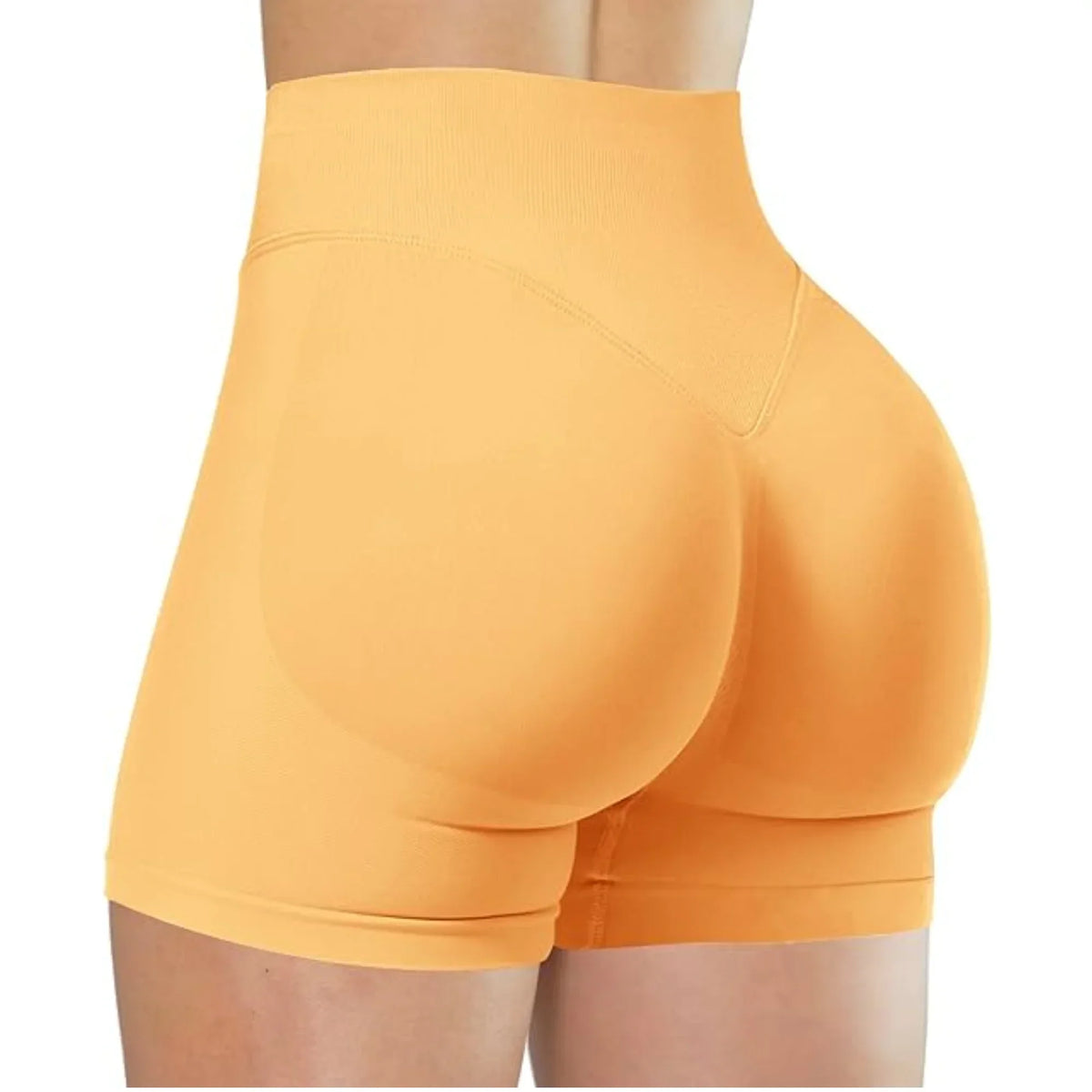 Shorts Feminino Yoga Fitness Cintura Alta Elástico