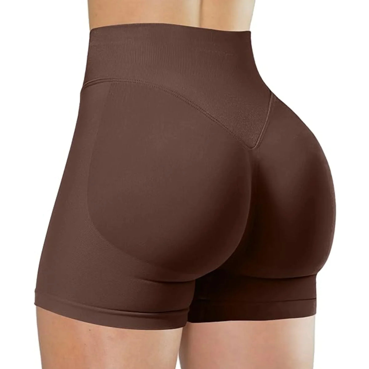 Shorts Feminino Yoga Fitness Cintura Alta Elástico