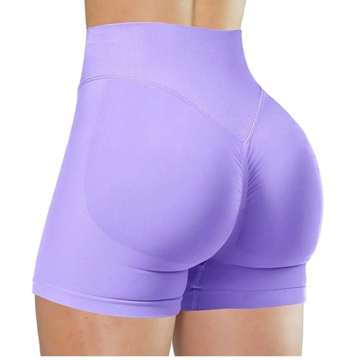 Shorts Feminino Yoga Fitness Cintura Alta Elástico
