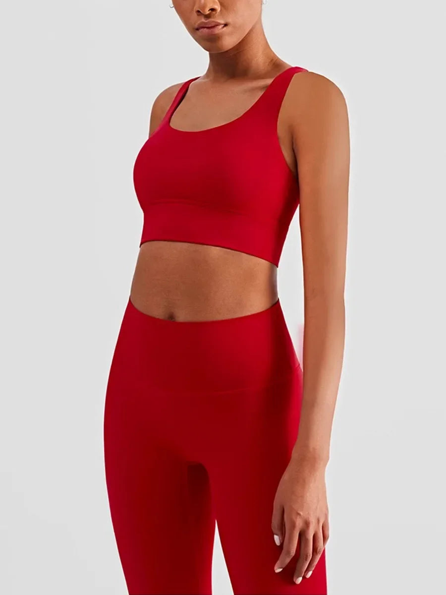 Conjunto Fitness Feminino Top Push Up e Legging Yoga**