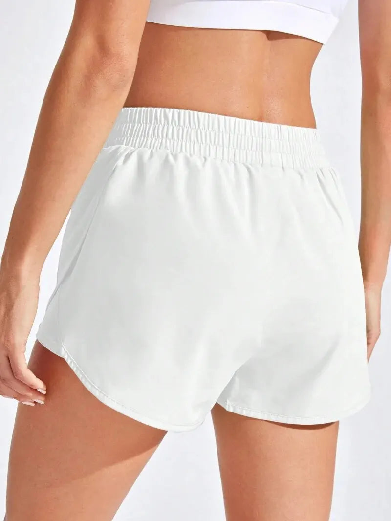 *Shorts Feminino Fitness Yoga Cintura Alta para Academia**