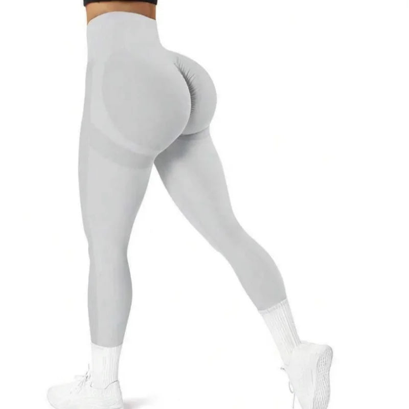 Calça Yoga Feminina Seamless Cintura Alta Modeladora**