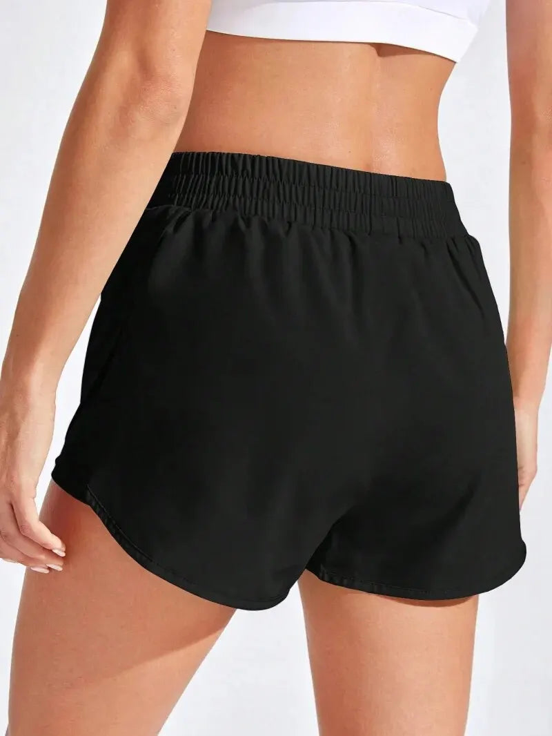 *Shorts Feminino Fitness Yoga Cintura Alta para Academia**