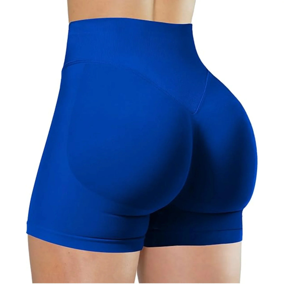 Shorts Feminino Yoga Fitness Cintura Alta Elástico