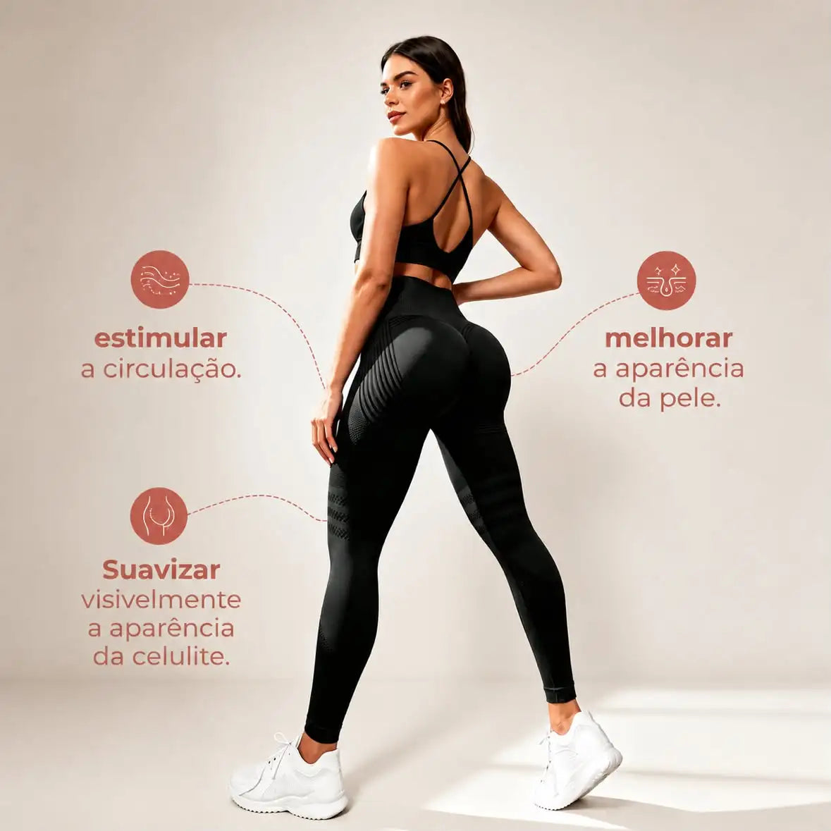 Calça Legging 3D Micromassagem Patenteada